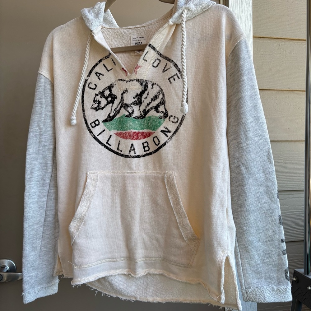 Billabong Textured Cream Hoodie